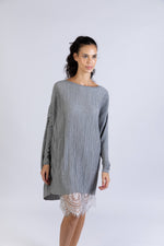 Vestido Camisetão Clara Manga Longa