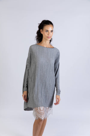 Vestido Camisetão Clara Manga Longa
