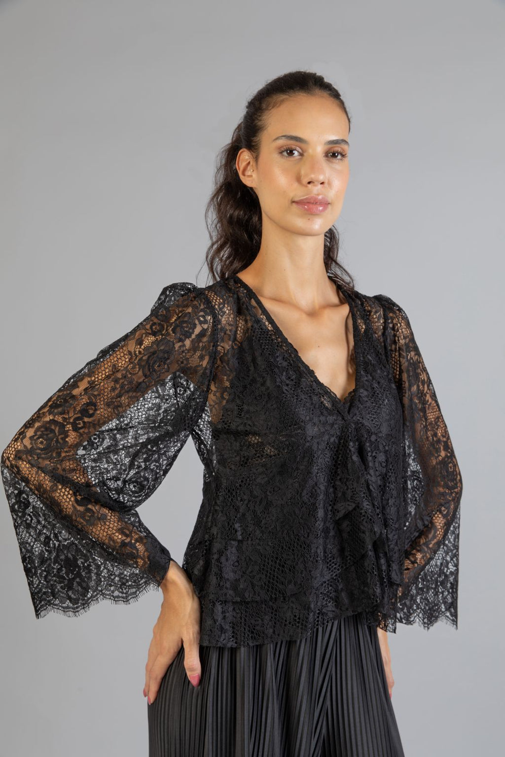 Blusa Alexa manga longa